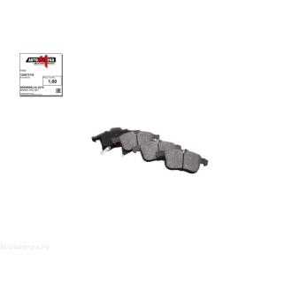 Jeu de 4 plaquettes de frein avant AUTOMEGA 120072110 pour VOLKSWAGEN MULTIVAN 1.7 CDTI - 110cv