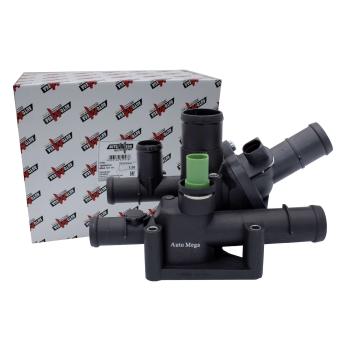 Boîtier du thermostat AUTOMEGA 160046310 pour VOLKSWAGEN JETTA 1.6 FSI - 115cv