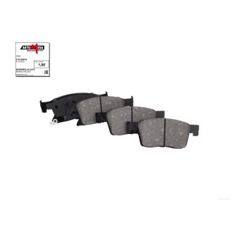 Jeu de 4 plaquettes de frein avant AUTOMEGA 210156810 pour NISSAN SERENA 1.6 CDTi - 136cv