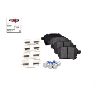 Jeu de 4 plaquettes de frein arrière AUTOMEGA [242365610]
