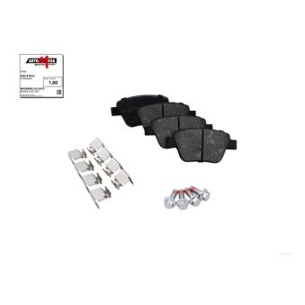 Jeu de 4 plaquettes de frein arrière AUTOMEGA 250151610 pour CITROEN CX 2.0 TDI - 110cv