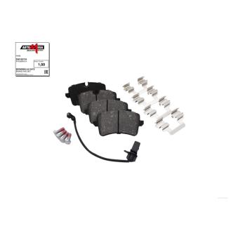 Jeu de 4 plaquettes de frein arrière AUTOMEGA 250152110 pour MERCEDES-BENZ CLA RS7 performance quattro - 605cv