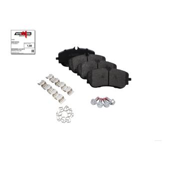 Jeu de 4 plaquettes de frein arrière AUTOMEGA 250153310 pour HYUNDAI IONIQ 6 2.0 TDI - 102cv