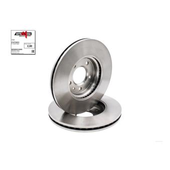 Jeu de 2 disques de frein avant AUTOMEGA 274733010 pour OPEL INSIGNIA 1.6 Turbo - 200cv