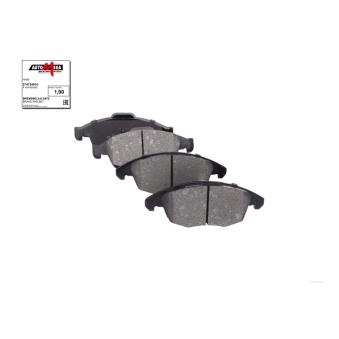 Jeu de 4 plaquettes de frein avant AUTOMEGA 274734810 pour DAEWOO MATIZ 1.2 THP - 110cv