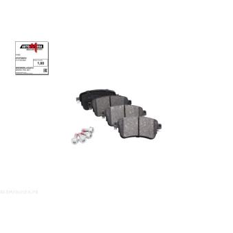 Jeu de 4 plaquettes de frein arrière AUTOMEGA [274735510]