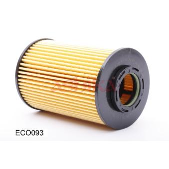 Filtre à huile ASHIKA 10-ECO093 pour MITSUBISHI LANCER 1.6 CRDi 110 - 110cv