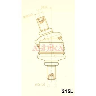 Stabilisateur, chassis avant gauche ASHIKA OEM 4881033010