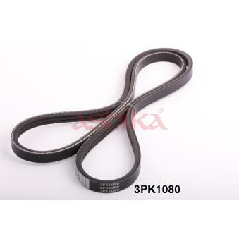 Courroie trapézoïdale à nervures ASHIKA 112-3PK1080