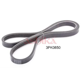 Courroie trapézoïdale à nervures ASHIKA [112-3PK850]