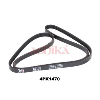 Courroie trapézoïdale à nervures ASHIKA 112-4PK1470