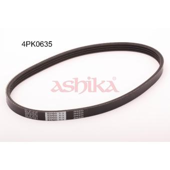 Courroie trapézoïdale à nervures ASHIKA [112-4PK635]