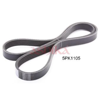 Courroie trapézoïdale à nervures ASHIKA 112-5PK1105