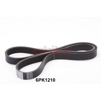 Courroie trapézoïdale à nervures ASHIKA 112-6PK1210 pour NISSAN PULSAR 1.6 DIG-T - 190cv