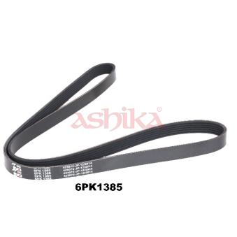 Courroie trapézoïdale à nervures ASHIKA 112-6PK1385