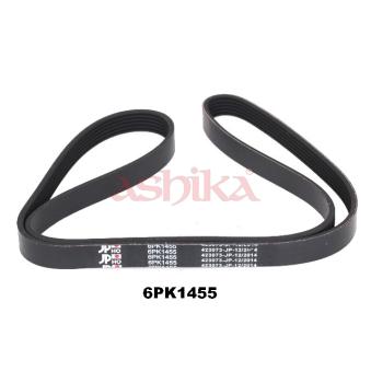 Courroie trapézoïdale à nervures ASHIKA 112-6PK1455