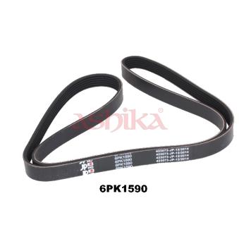 Courroie trapézoïdale à nervures ASHIKA 112-6PK1590