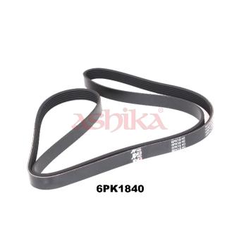 Courroie trapézoïdale à nervures ASHIKA 112-6PK1840