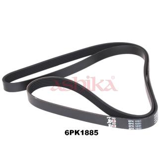 Courroie trapézoïdale à nervures ASHIKA 112-6PK1885