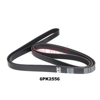 Courroie trapézoïdale à nervures ASHIKA 112-6PK2556