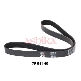 Courroie trapézoïdale à nervures ASHIKA 112-7PK1140