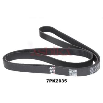 Courroie trapézoïdale à nervures ASHIKA 112-7PK2035