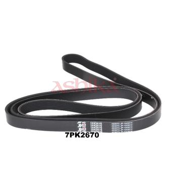 Courroie trapézoïdale à nervures ASHIKA 112-7PK2670