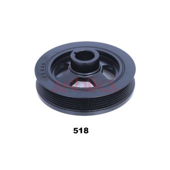 Poulie, vilebrequin ASHIKA [122-05-518]