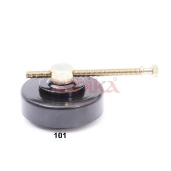 Poulie renvoi/transmission, courroie trapézoïdale à nervures ASHIKA [129-01-101]