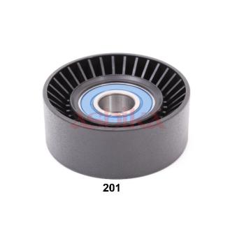 Poulie renvoi/transmission, courroie trapézoïdale à nervures ASHIKA OEM 166030R010