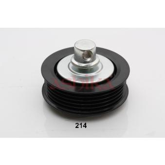 Poulie renvoi/transmission, courroie trapézoïdale à nervures ASHIKA 129-02-214 pour TOYOTA COROLLA 2.0 D - 72cv