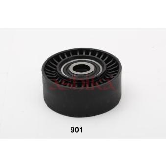 Poulie renvoi/transmission, courroie trapézoïdale à nervures ASHIKA [129-09-901]