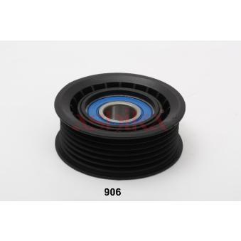 Poulie renvoi/transmission, courroie trapézoïdale à nervures ASHIKA 129-09-906