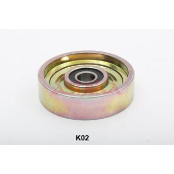 Poulie renvoi/transmission, courroie trapézoïdale à nervures ASHIKA 129-0K-K02