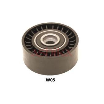 Poulie renvoi/transmission, courroie trapézoïdale à nervures ASHIKA OEM 4805183