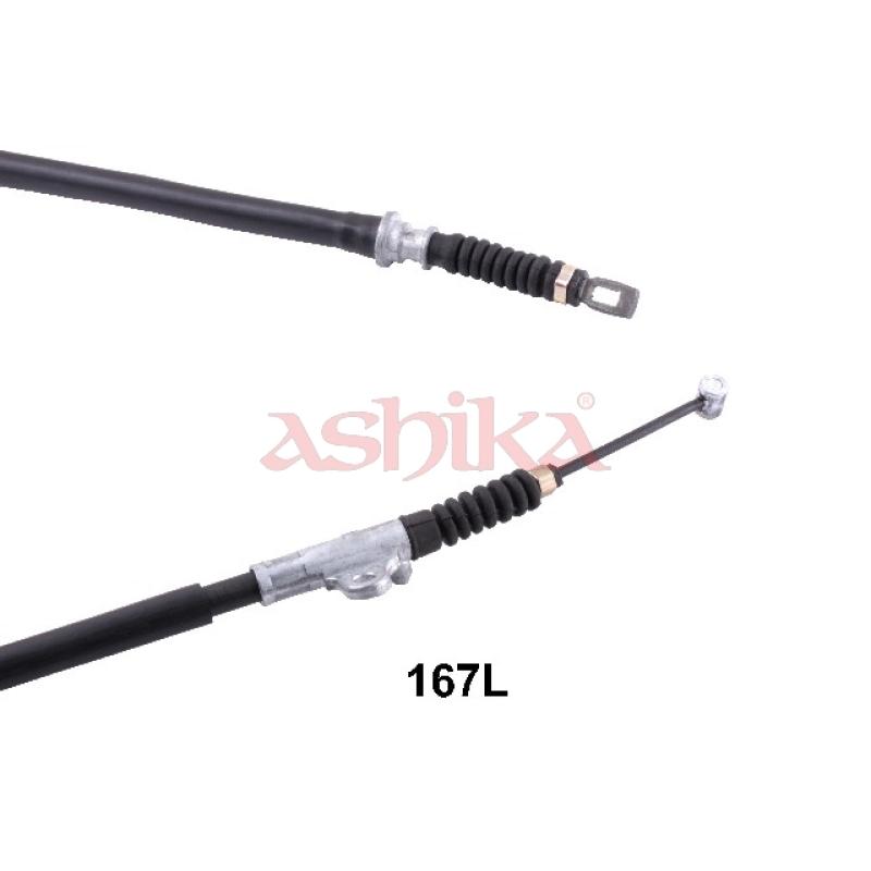 Tirette à câble, frein de stationnement arrière gauche ASHIKA 131-01-167L - Visuel 1