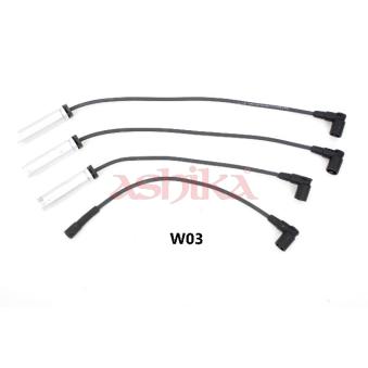 Kit de câbles d'allumage ASHIKA 132-0W-W03