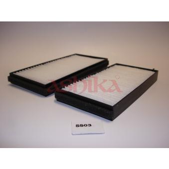 Filtre, air de l'habitacle ASHIKA [21-SS-S03]