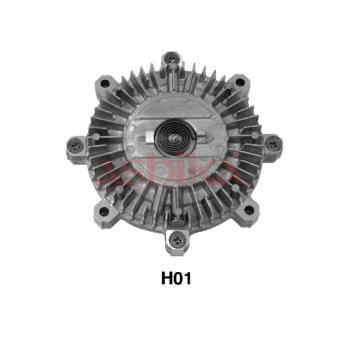 Embrayage, ventilateur de radiateur ASHIKA [36-0H-H01]