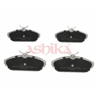 Jeu de 4 plaquettes de frein avant ASHIKA [50-00-001]