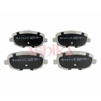 Jeu de 4 plaquettes de frein avant ASHIKA OEM 71765053