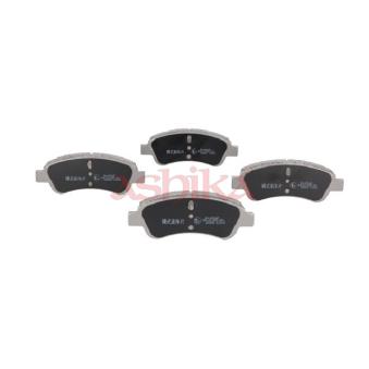 Jeu de 4 plaquettes de frein avant ASHIKA OEM 1617292380