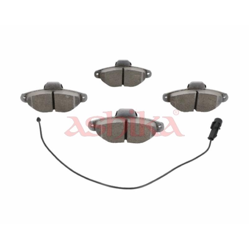 Jeu de 4 plaquettes de frein avant ASHIKA 50-00-0058 - Visuel 1