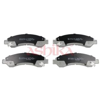 Jeu de 4 plaquettes de frein avant ASHIKA OEM 3501175