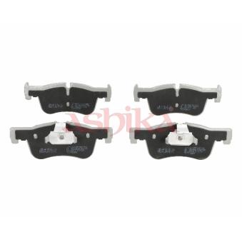 Jeu de 4 plaquettes de frein avant ASHIKA OEM 34118854999