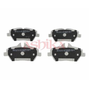 Jeu de 4 plaquettes de frein avant ASHIKA OEM 34116860016