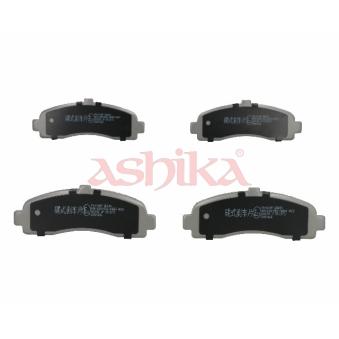 Jeu de 4 plaquettes de frein avant ASHIKA [50-00-012]