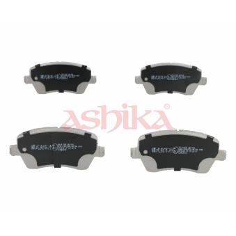 Jeu de 4 plaquettes de frein avant ASHIKA OEM 4106000Q0K
