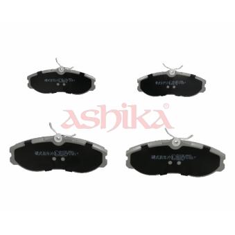 Jeu de 4 plaquettes de frein avant ASHIKA [50-00-017]