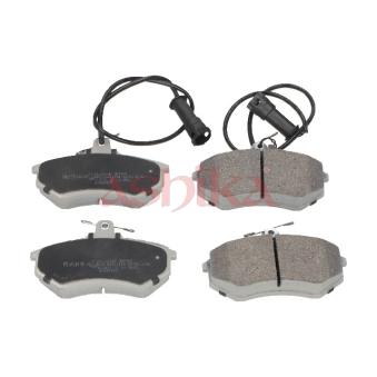 Jeu de 4 plaquettes de frein avant ASHIKA OEM 357698151A